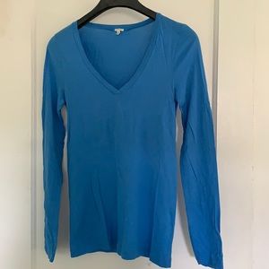 J. Crew blue long sleeve shirt